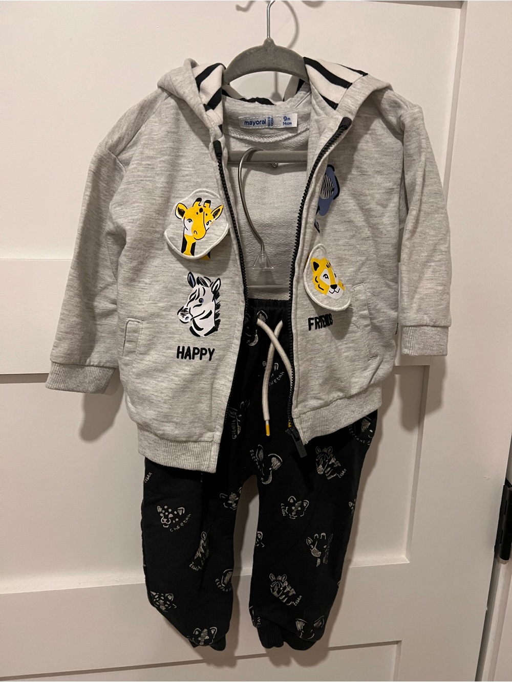 Baby boy jogger set 9 months